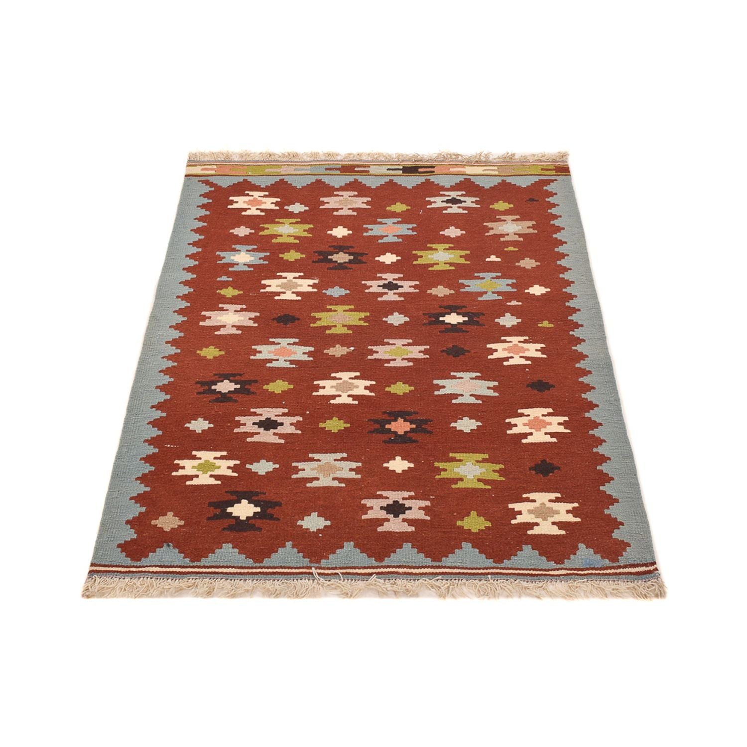 Kelim Teppich - Oriental - 134 x 100 cm - mehrfarbig