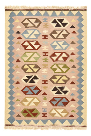 Kelim Teppich - Oriental - 150 x 102 cm - mehrfarbig
