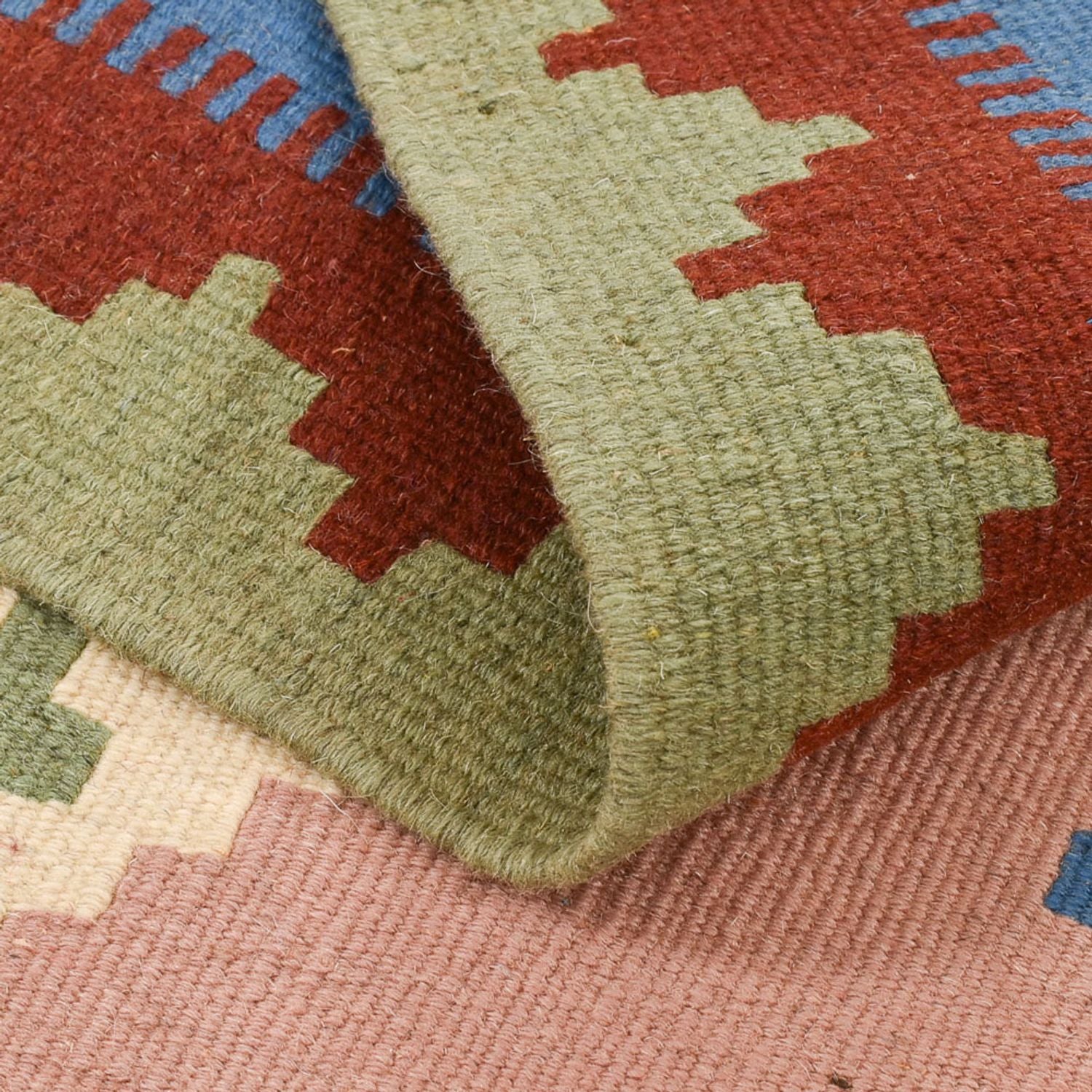 Kelim Teppich - Oriental - 140 x 103 cm - mehrfarbig