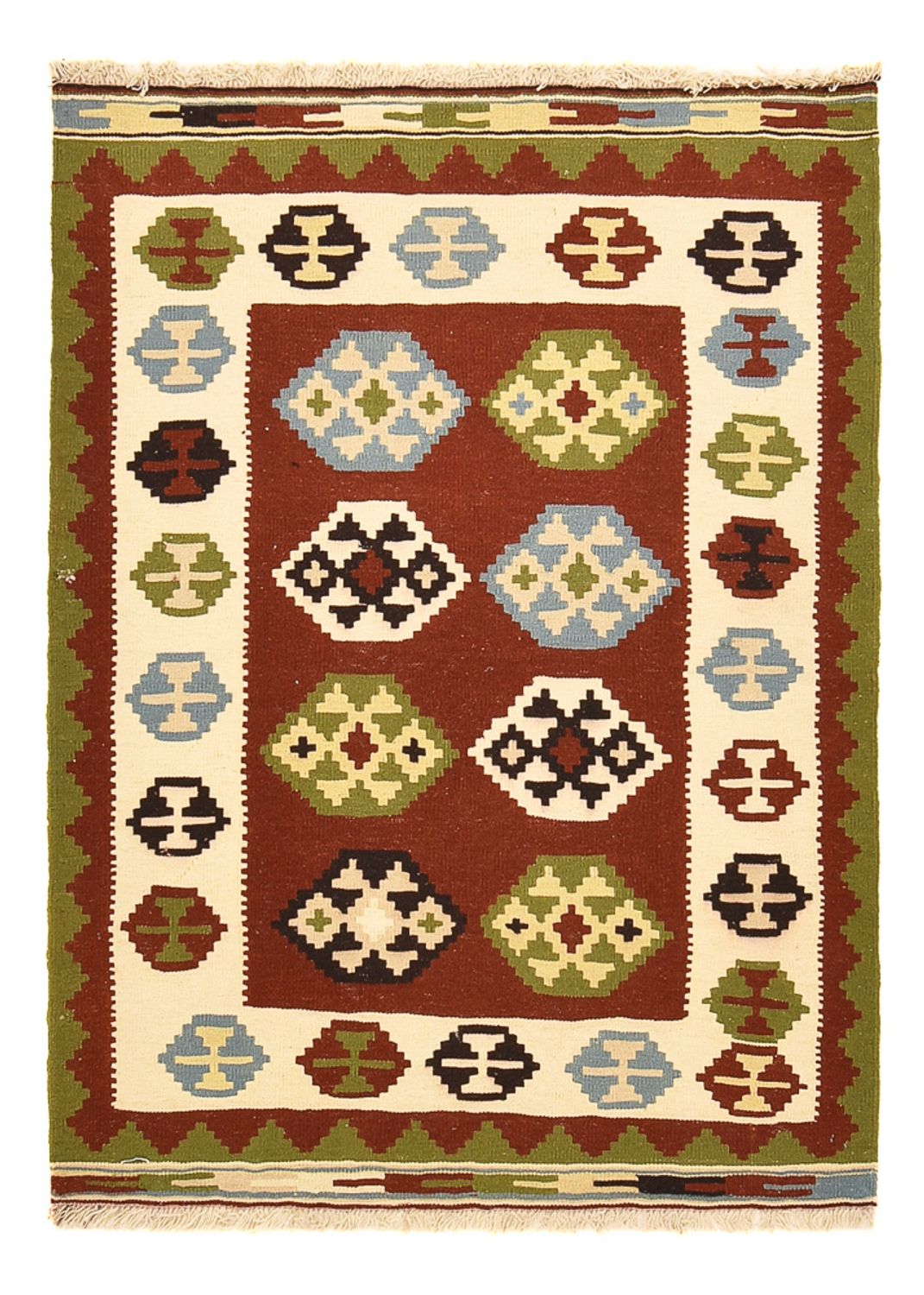 Kelim Teppich - Oriental - 146 x 103 cm - mehrfarbig