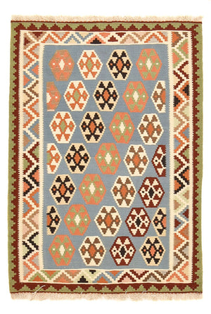 Kelim Teppich - Oriental - 142 x 100 cm - mehrfarbig