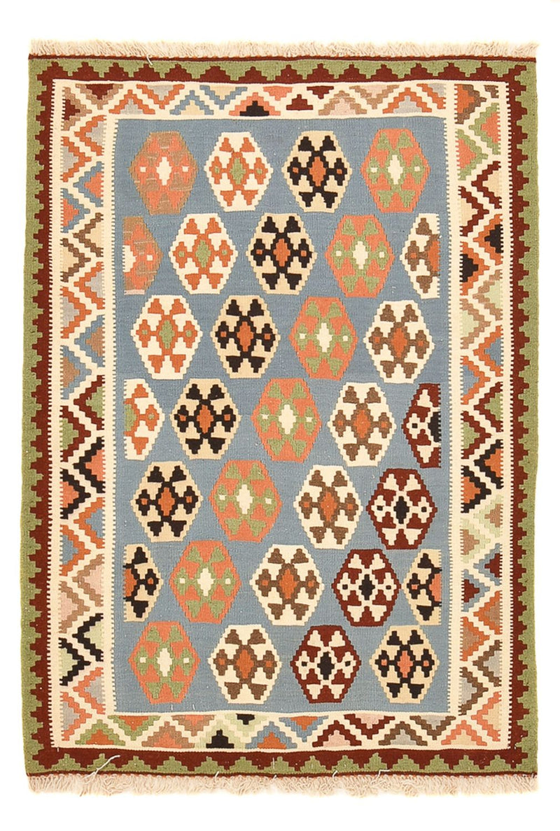 Kelim Teppich - Oriental - 142 x 100 cm - mehrfarbig