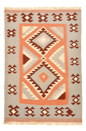 Kelim Teppich - Oriental - 150 x 105 cm - mehrfarbig