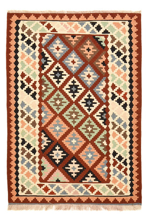 Kelim Teppich - Oriental - 145 x 102 cm - mehrfarbig