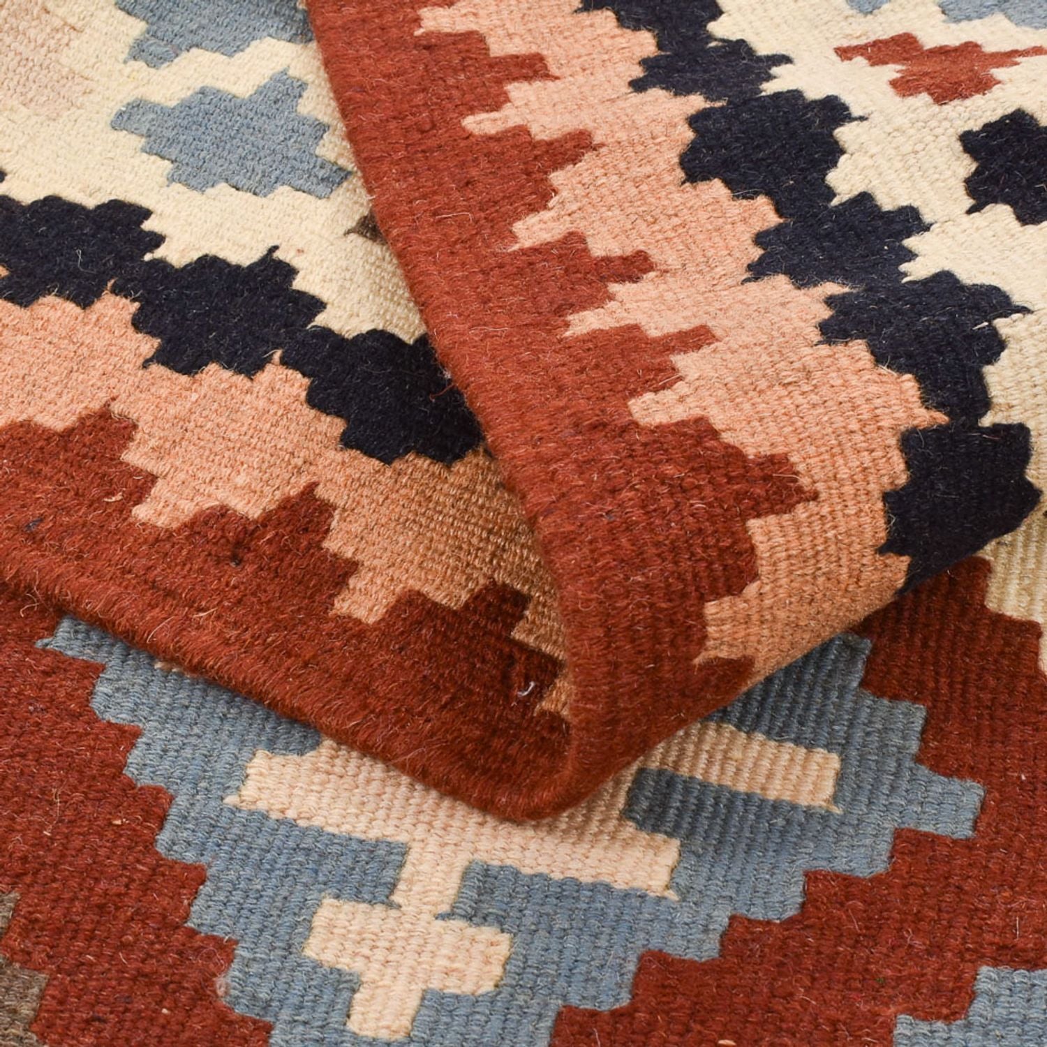 Kelim Teppich - Oriental - 145 x 102 cm - mehrfarbig