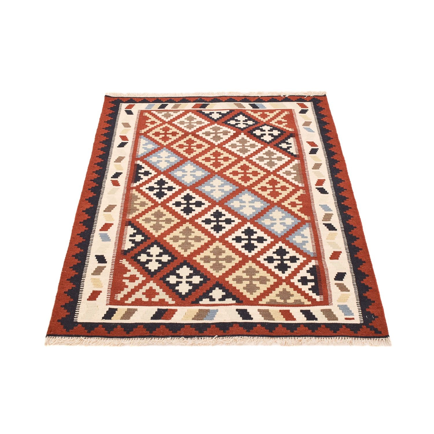 Kelim Teppich - Oriental - 145 x 102 cm - mehrfarbig