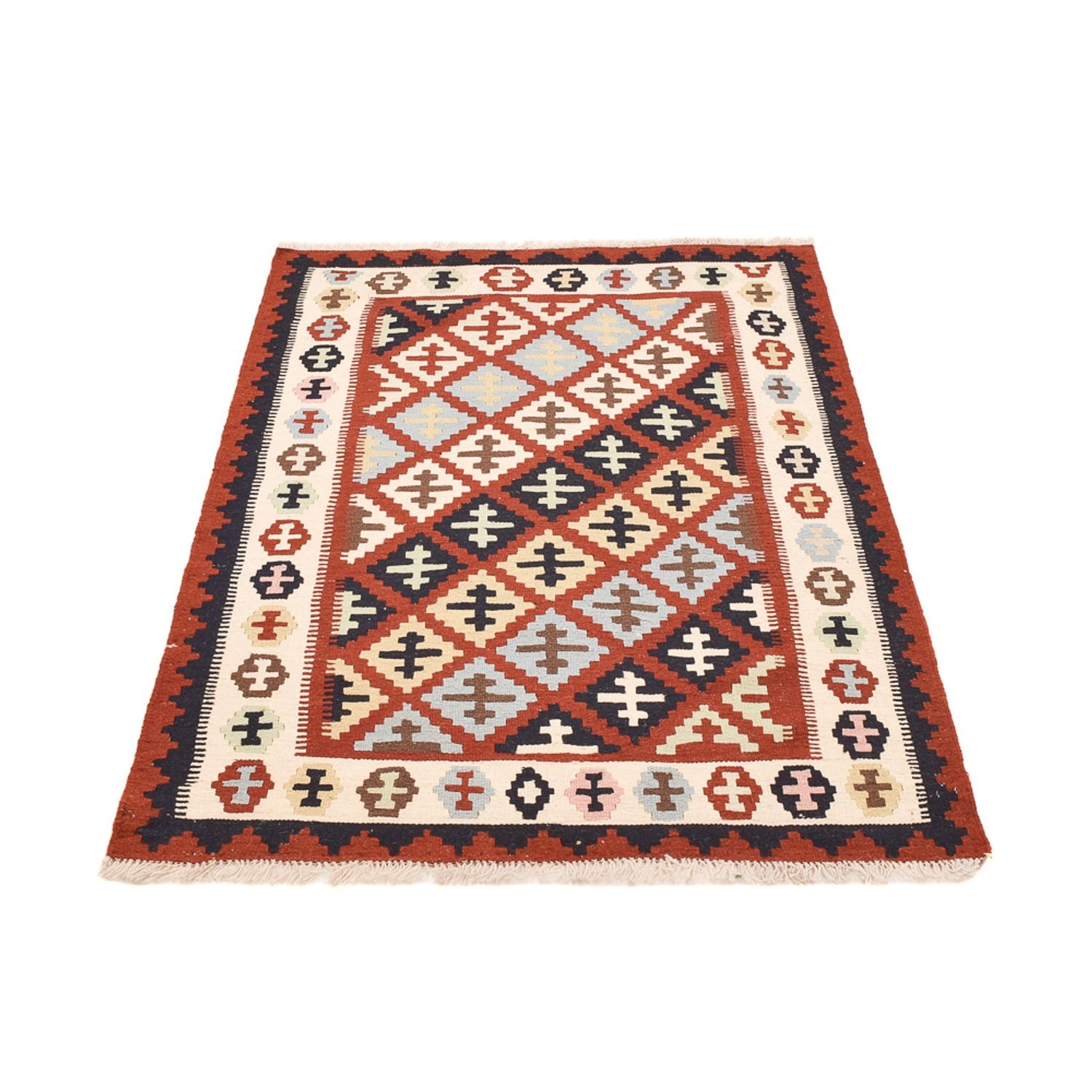 Kelim Teppich - Oriental - 150 x 104 cm - mehrfarbig