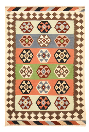 Kelim Teppich - Oriental - 146 x 98 cm - mehrfarbig