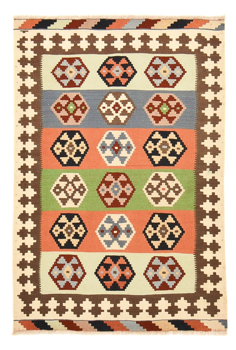 Kelim Teppich - Oriental - 146 x 98 cm - mehrfarbig
