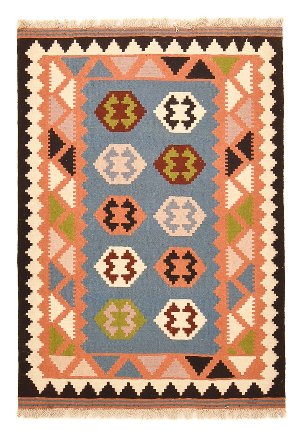 Kelim Teppich - Oriental - 152 x 104 cm - mehrfarbig
