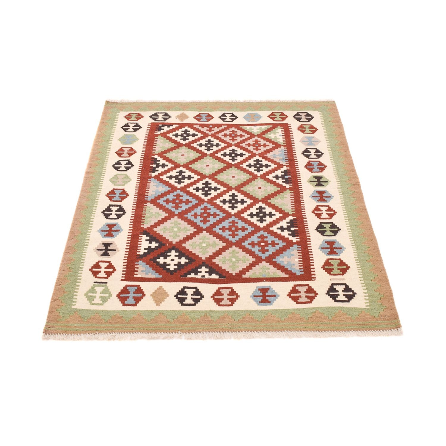 Kelim Teppich - Oriental - 144 x 108 cm - mehrfarbig