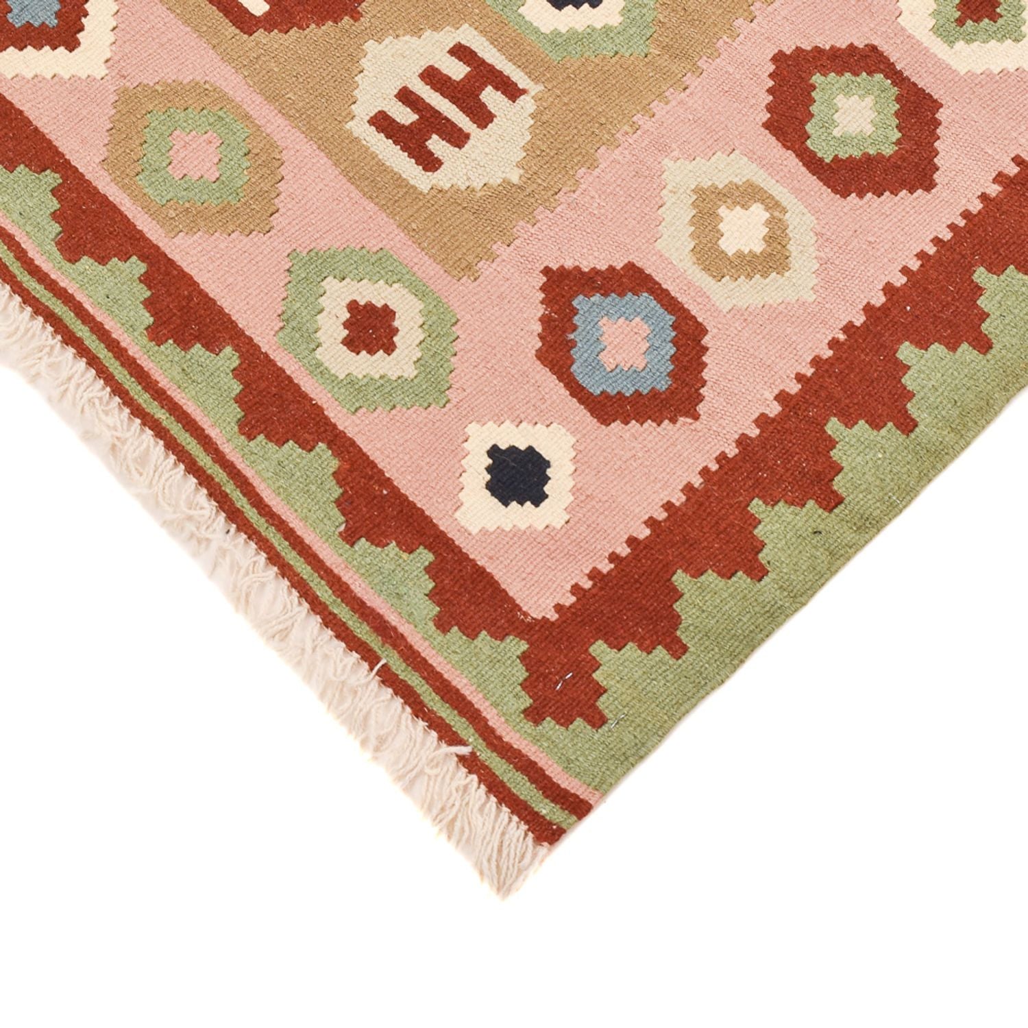 Kelim Teppich - Oriental - 138 x 110 cm - mehrfarbig