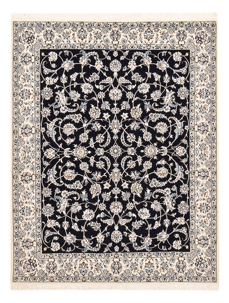 Perserteppich - Nain - Royal - 190 x 148 cm - dunkelblau