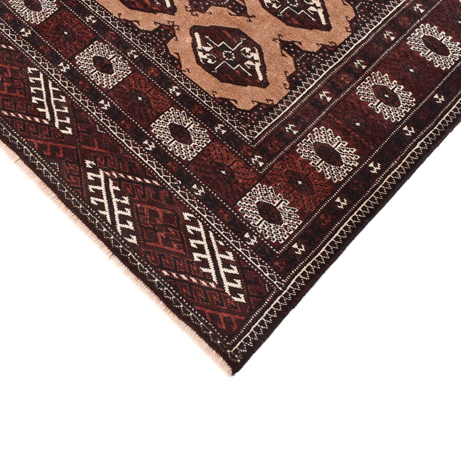 Turkaman Teppich - 295 x 198 cm - hellbeige
