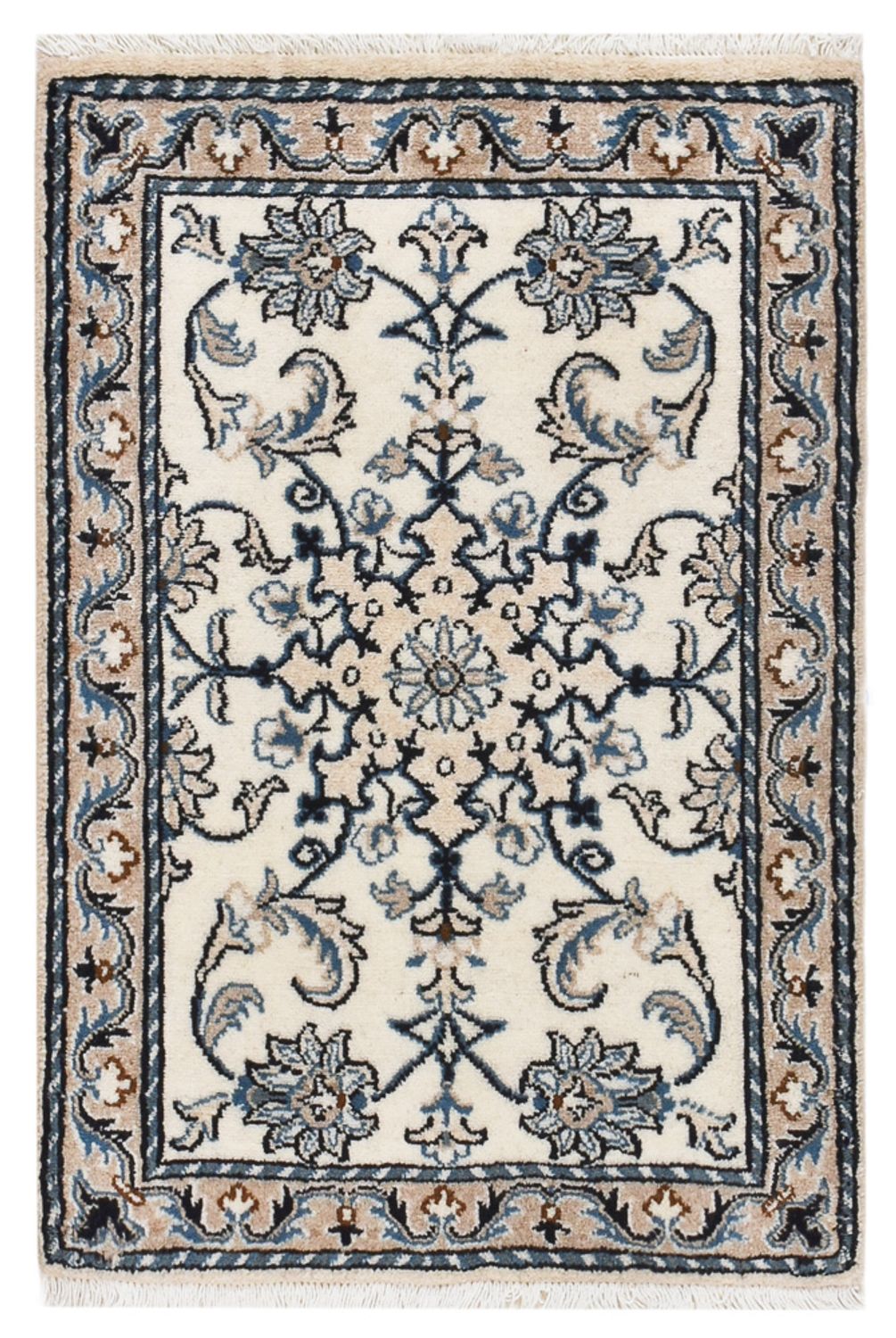 Perserteppich - Nain - 84 x 56 cm - creme