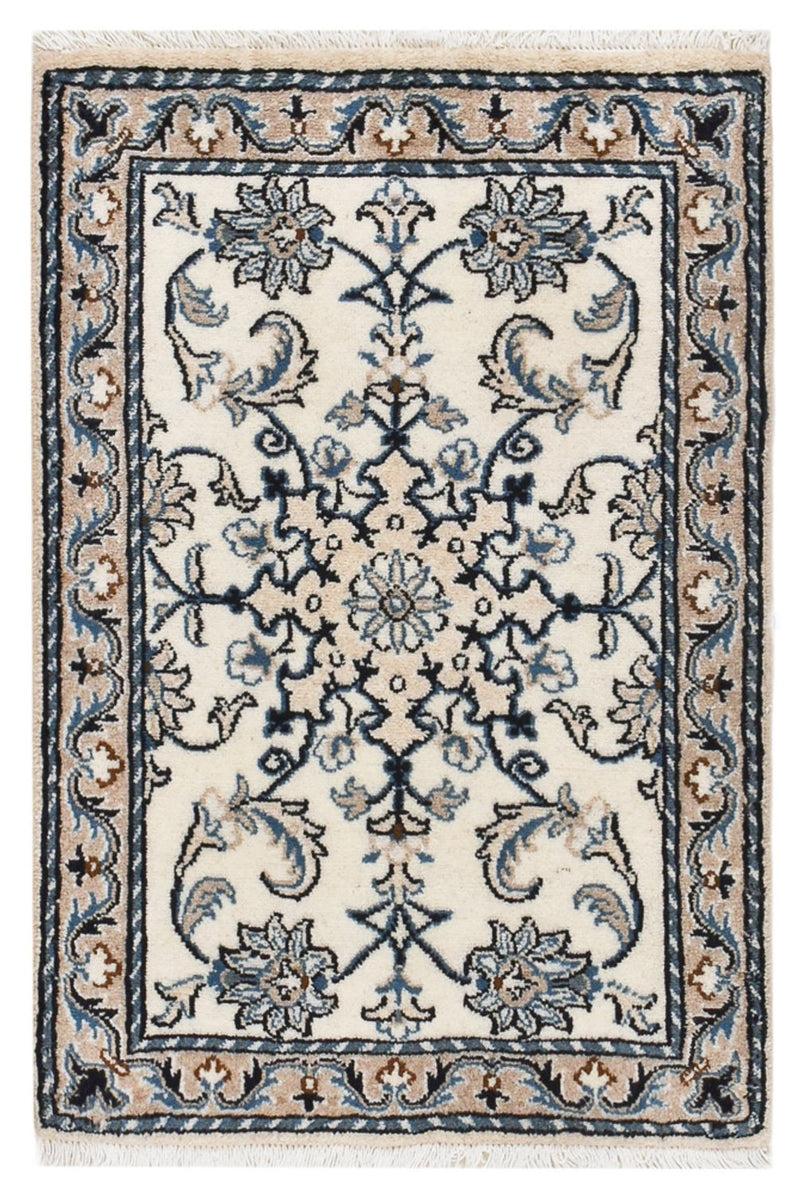 Perserteppich - Nain - 84 x 56 cm - creme