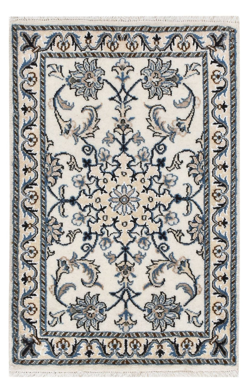 Perserteppich - Nain - 92 x 60 cm - creme