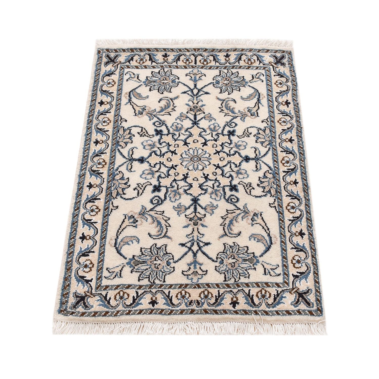 Perserteppich - Nain - 92 x 60 cm - creme