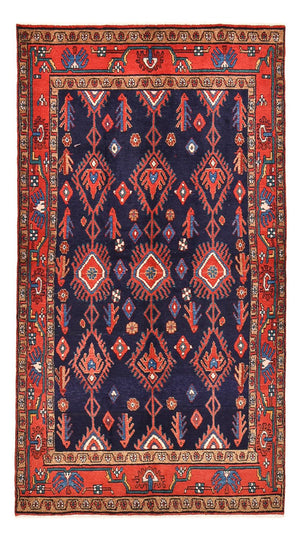 Perserteppich - Nomadic - 250 x 142 cm - dunkelblau