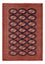 Turkaman Teppich - 190 x 129 cm - rot