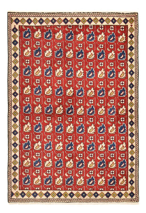 Perserteppich - Täbriz - 140 x 96 cm - rot