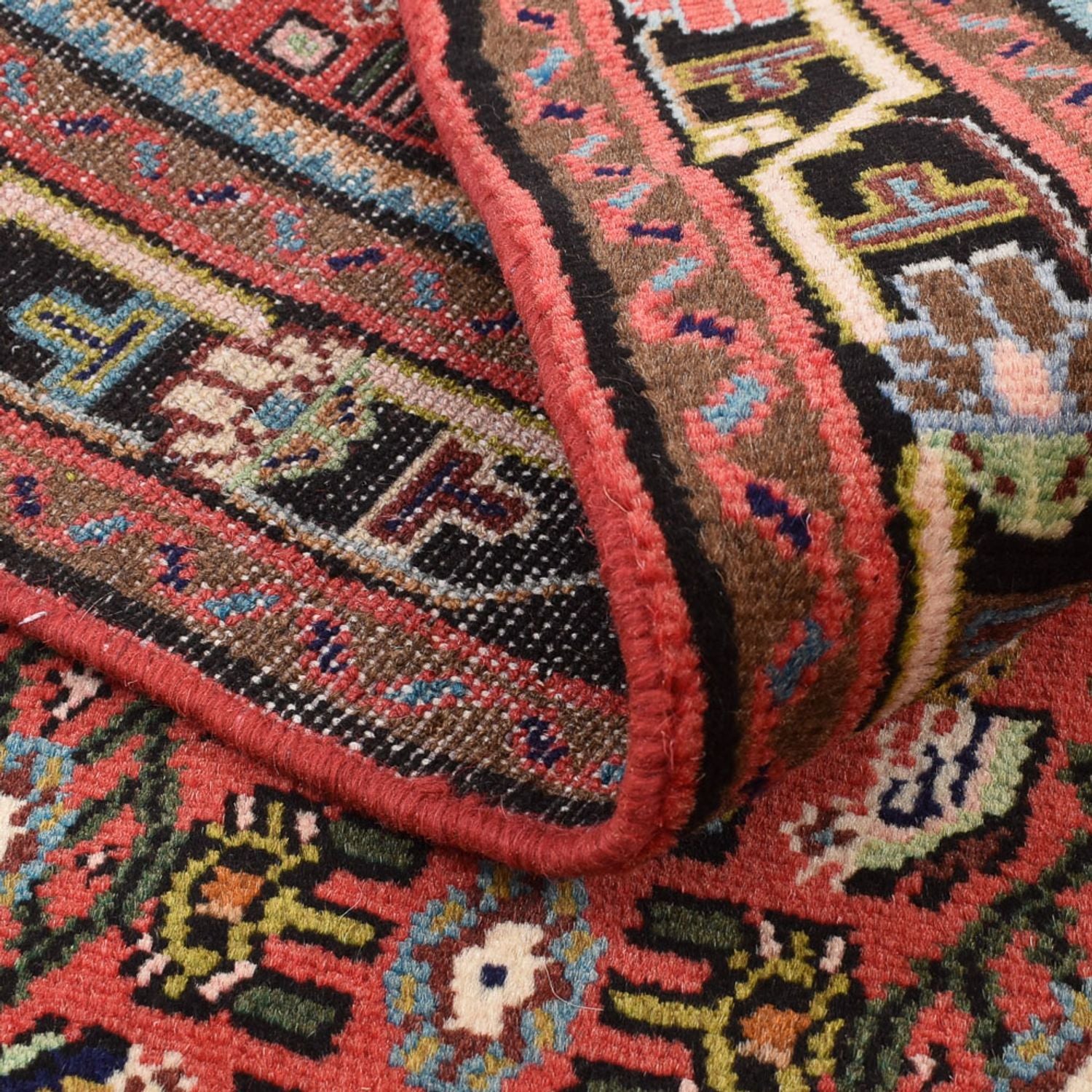 Perserteppich - Nomadic - 143 x 109 cm - hellrot