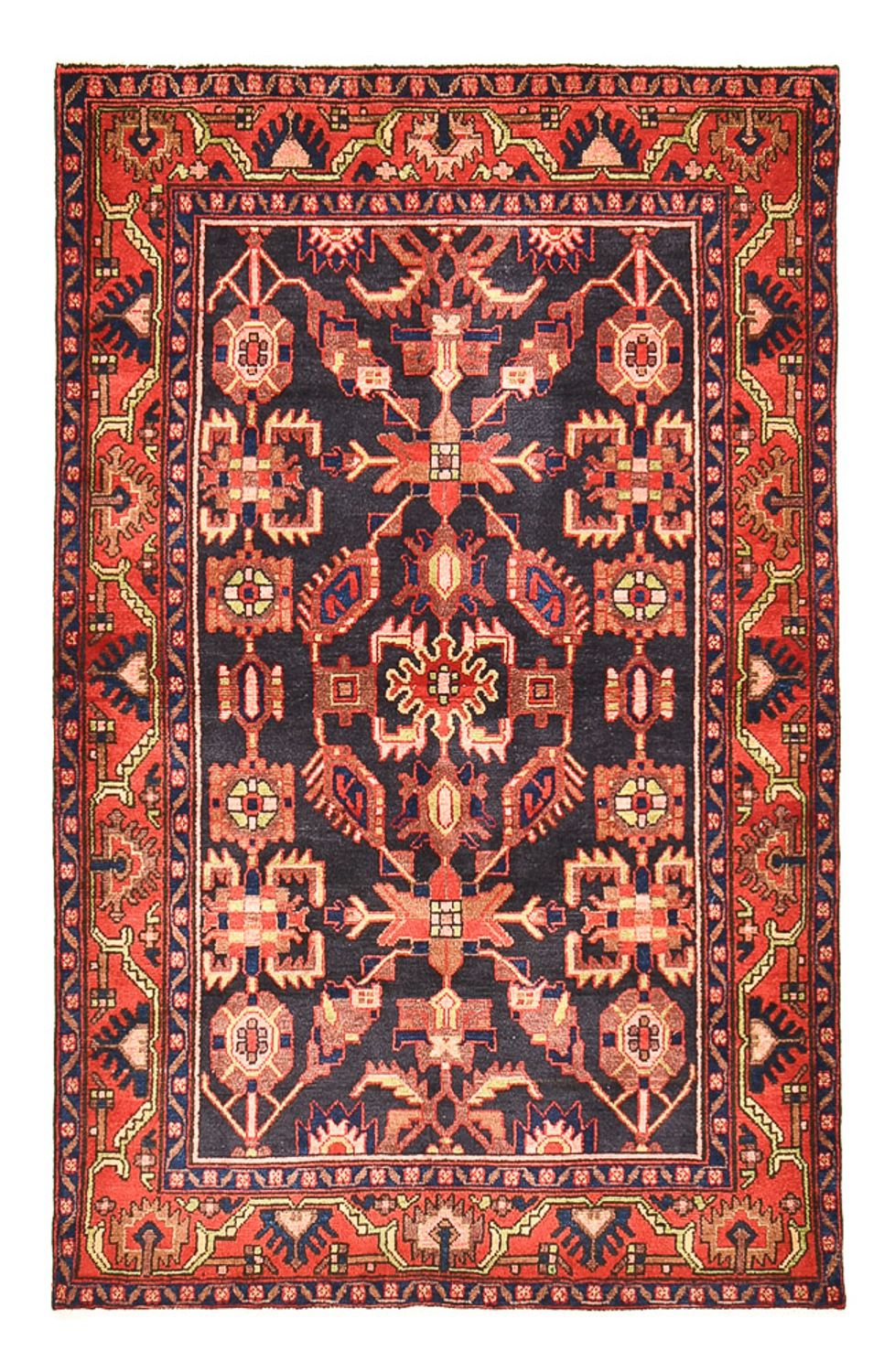 Perserteppich - Nomadic - 205 x 131 cm - mehrfarbig