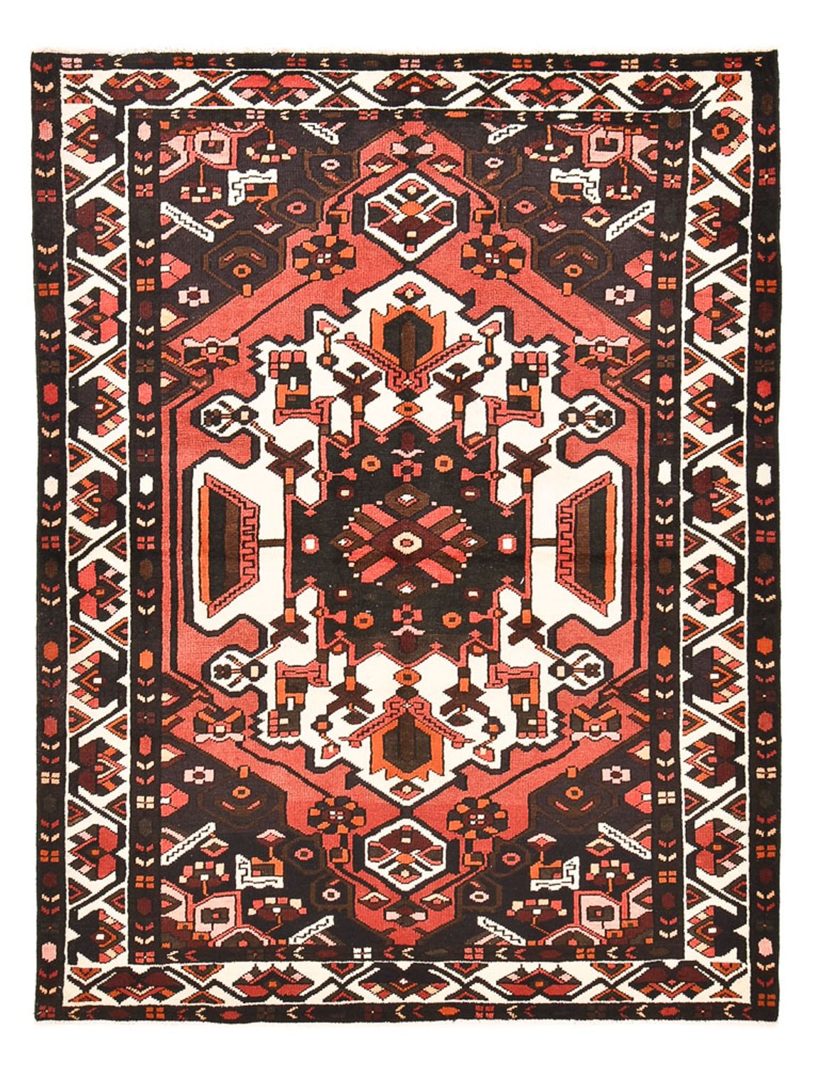 Perserteppich - Nomadic - 218 x 165 cm - mehrfarbig