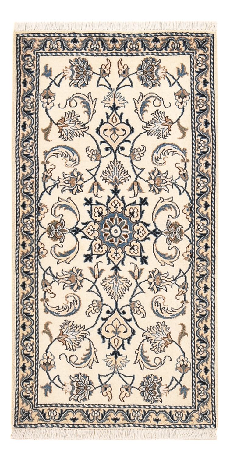 Perserteppich - Nain - 133 x 69 cm - creme