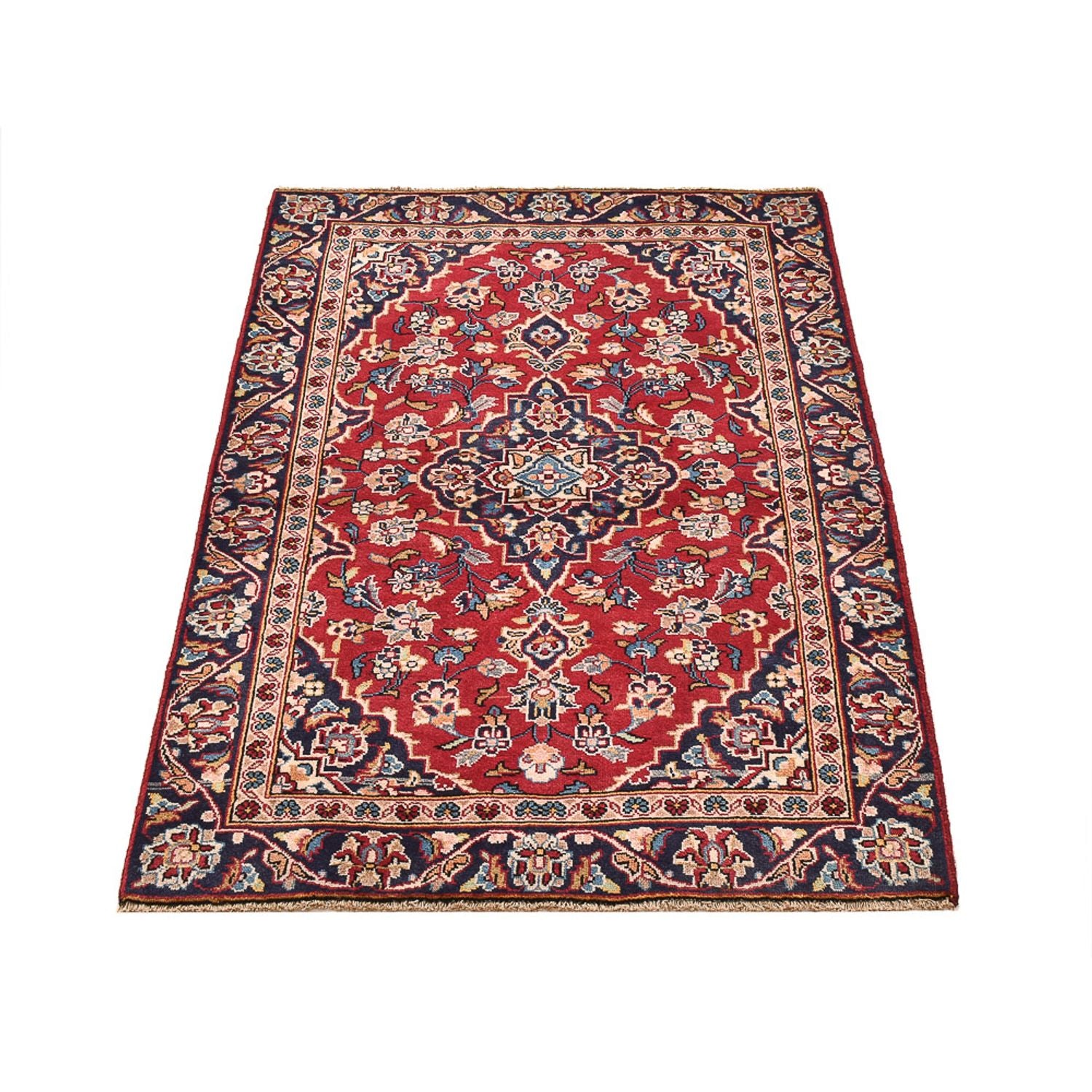 Perserteppich - Keshan - 138 x 90 cm - rot