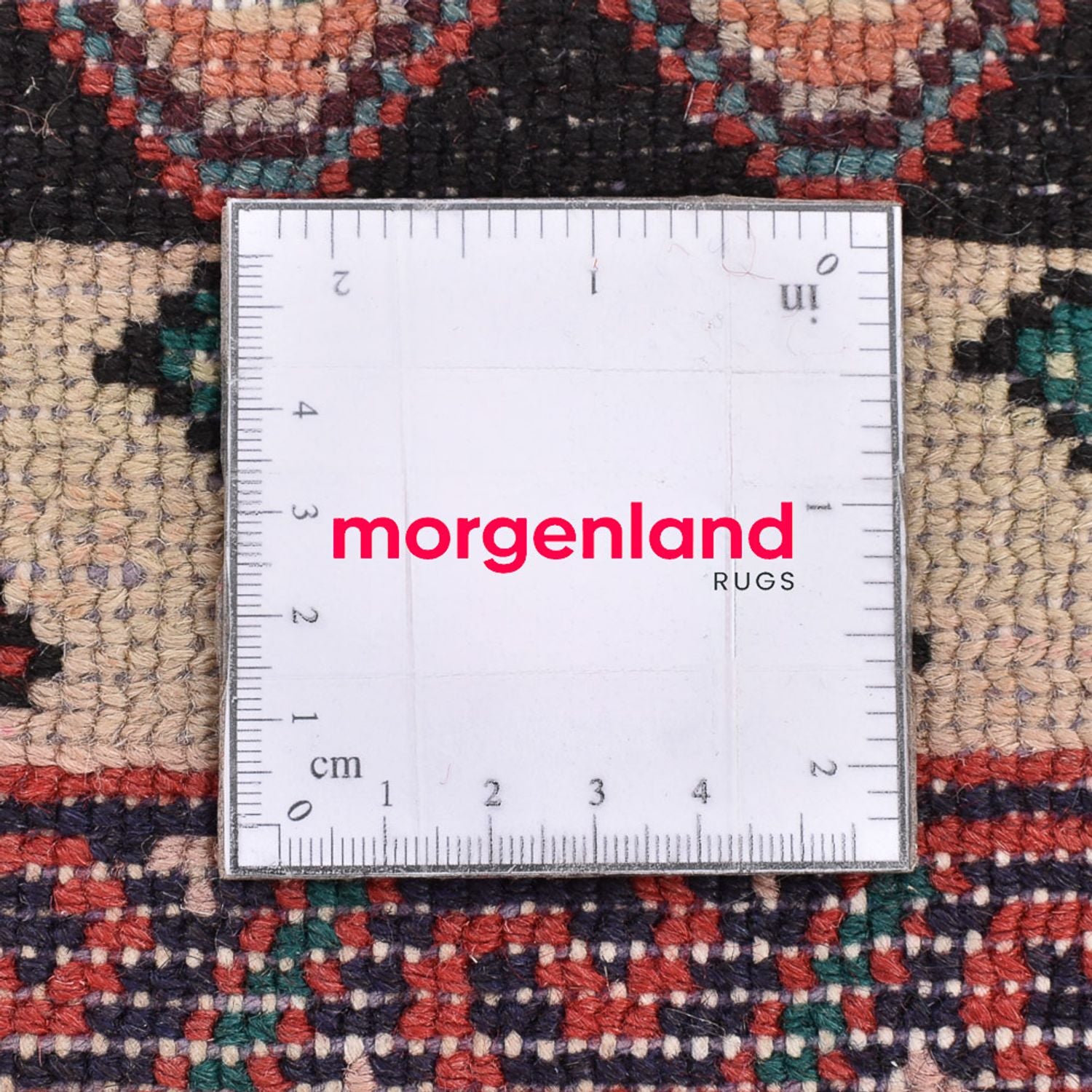 Perserteppich - Nomadic quadratisch  - 118 x 101 cm - mehrfarbig