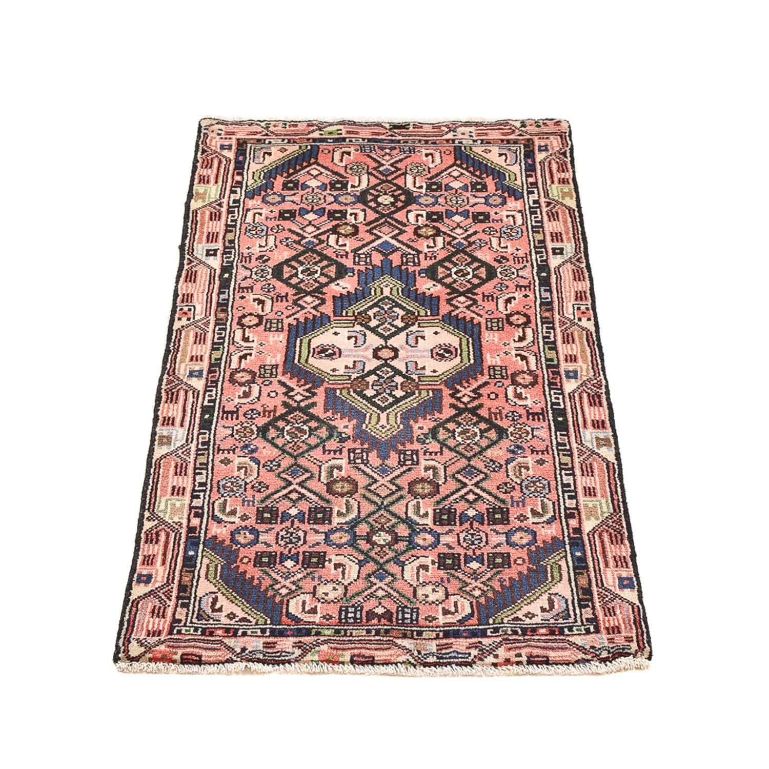 Perserteppich - Nomadic - 93 x 53 cm - hellrot