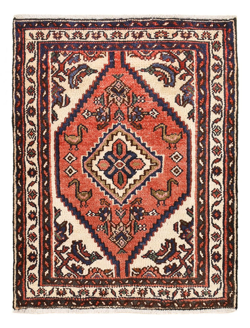 Perserteppich - Nomadic - 92 x 68 cm - hellrot