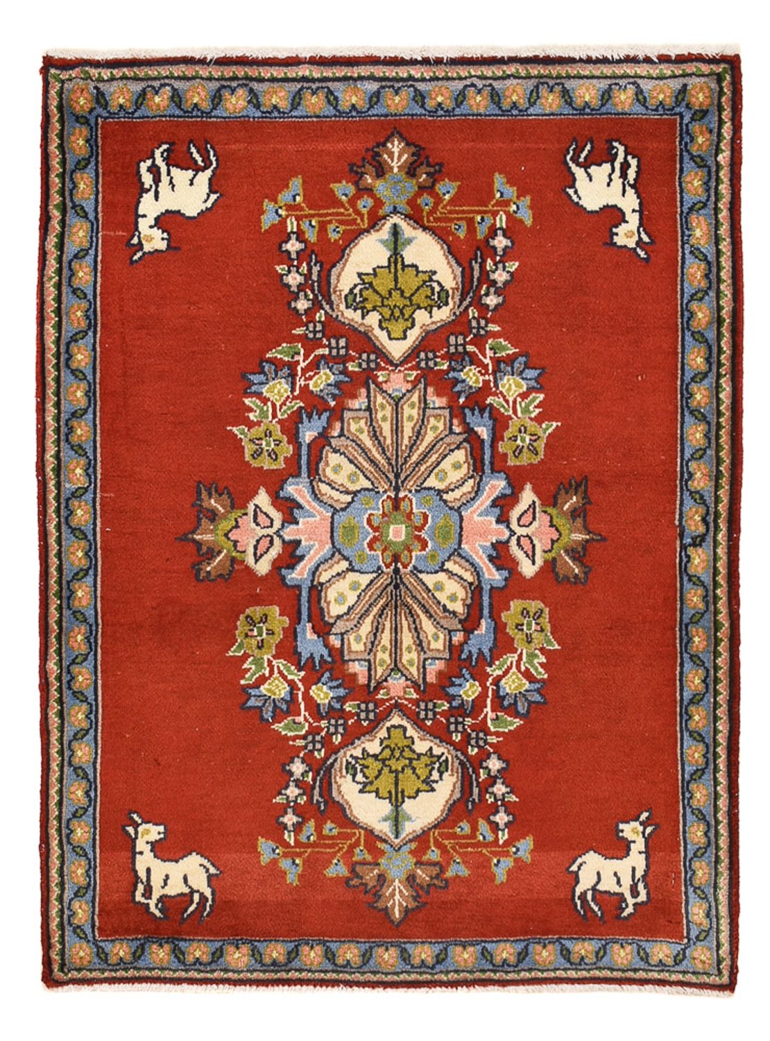 Perserteppich - Nomadic - 82 x 62 cm - rot