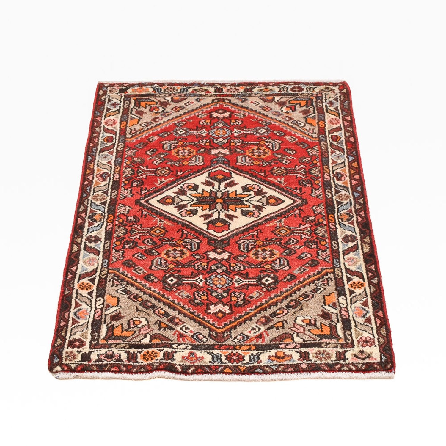 Perserteppich - Nomadic - 93 x 68 cm - rot