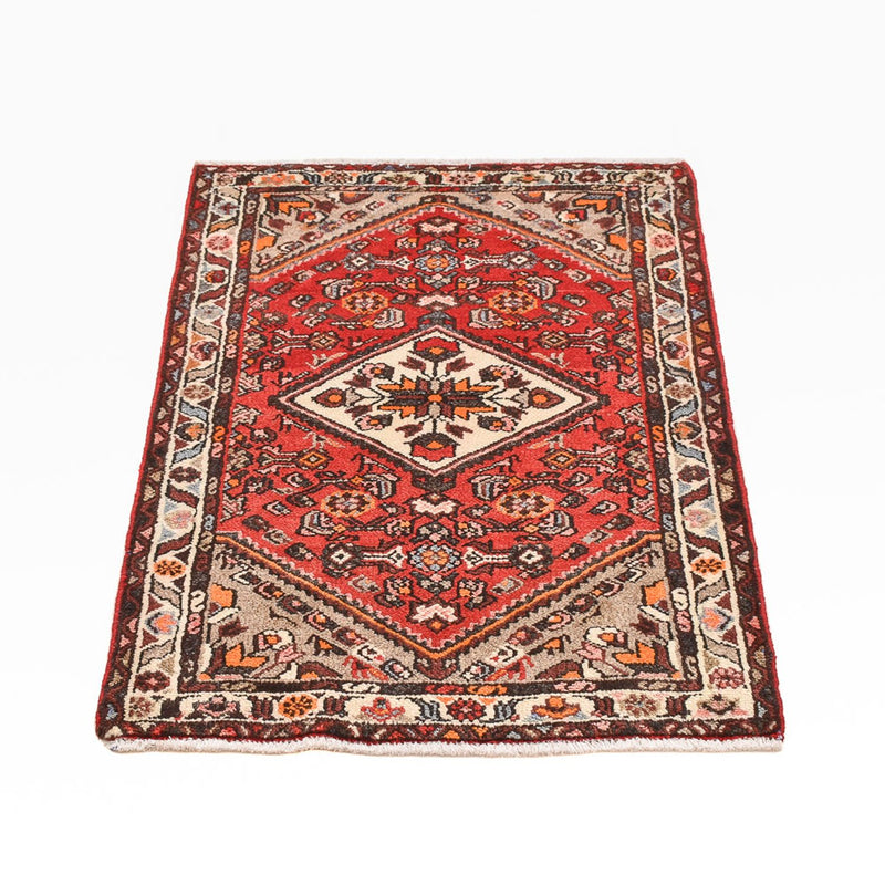 Perserteppich - Nomadic - 93 x 68 cm - rot