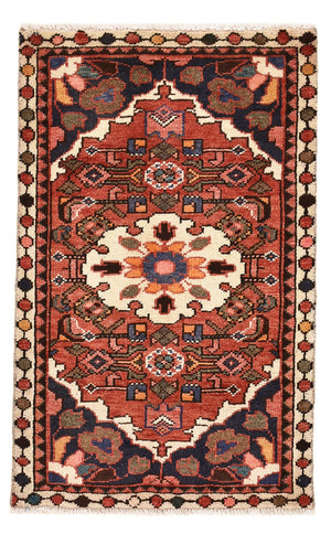 Perserteppich - Nomadic - 84 x 56 cm - rost