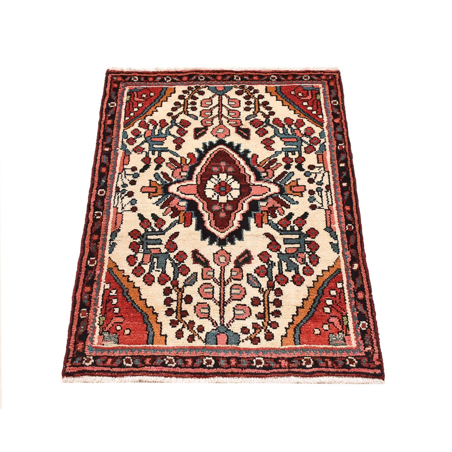 Perserteppich - Nomadic - 96 x 64 cm - mehrfarbig