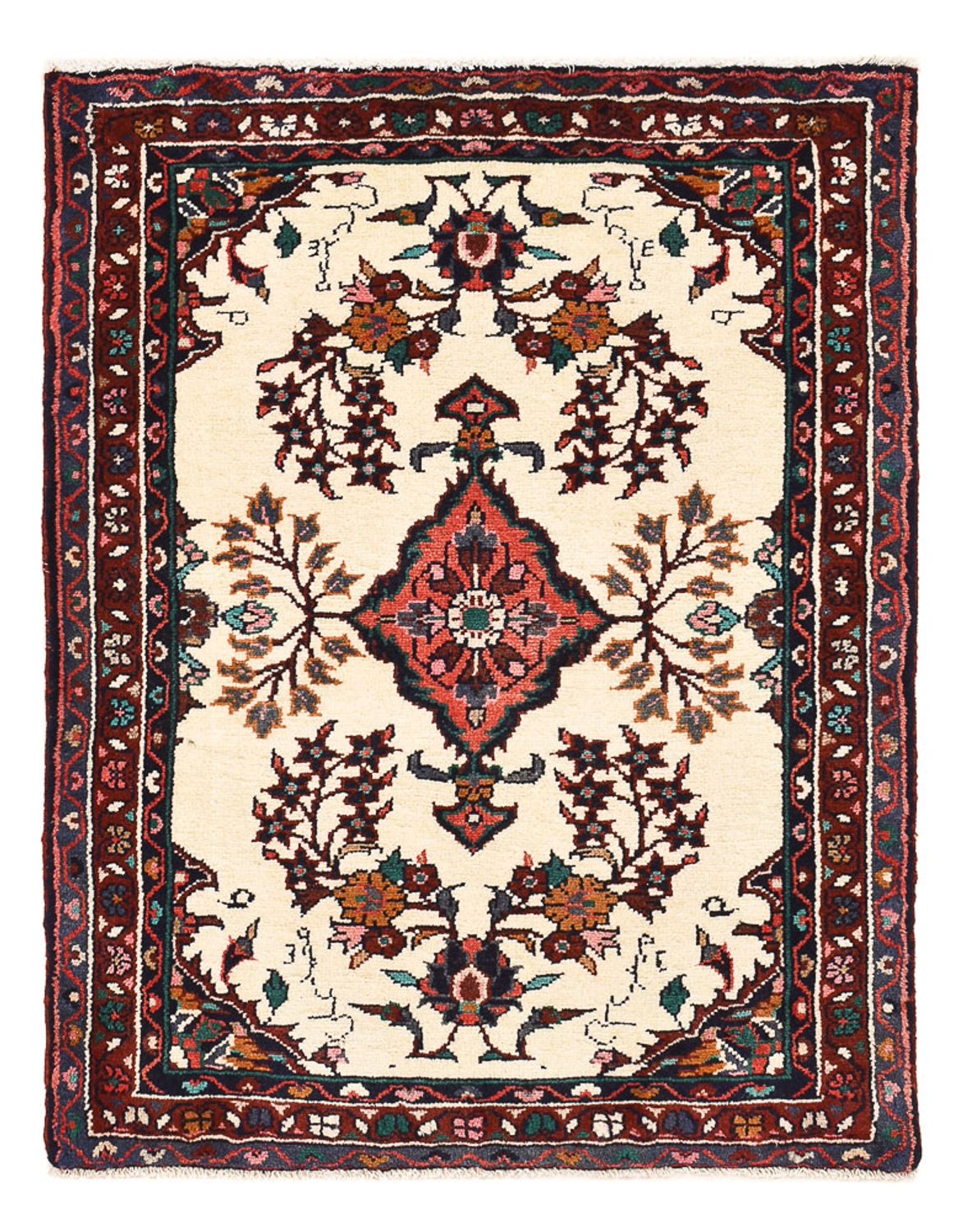 Perserteppich - Nomadic - 93 x 71 cm - mehrfarbig