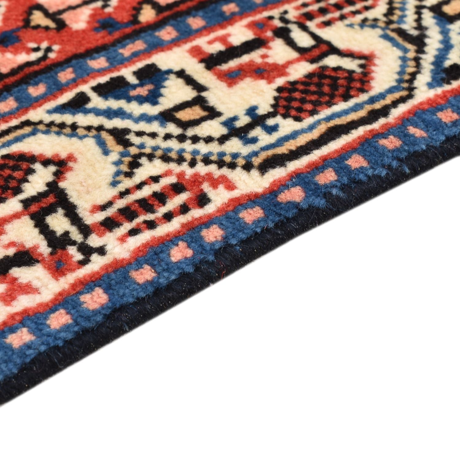 Perserteppich - Nomadic - 70 x 60 cm - rot