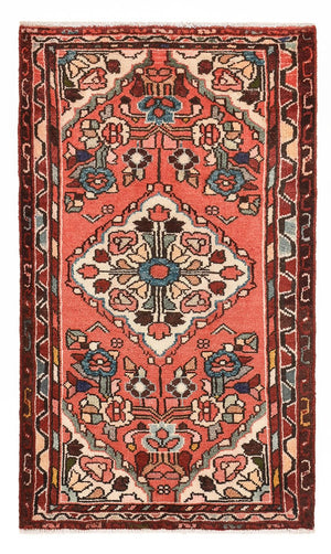 Perserteppich - Nomadic - 103 x 61 cm - rot