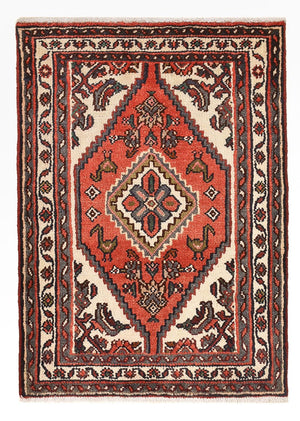 Perserteppich - Nomadic - 96 x 70 cm - rot