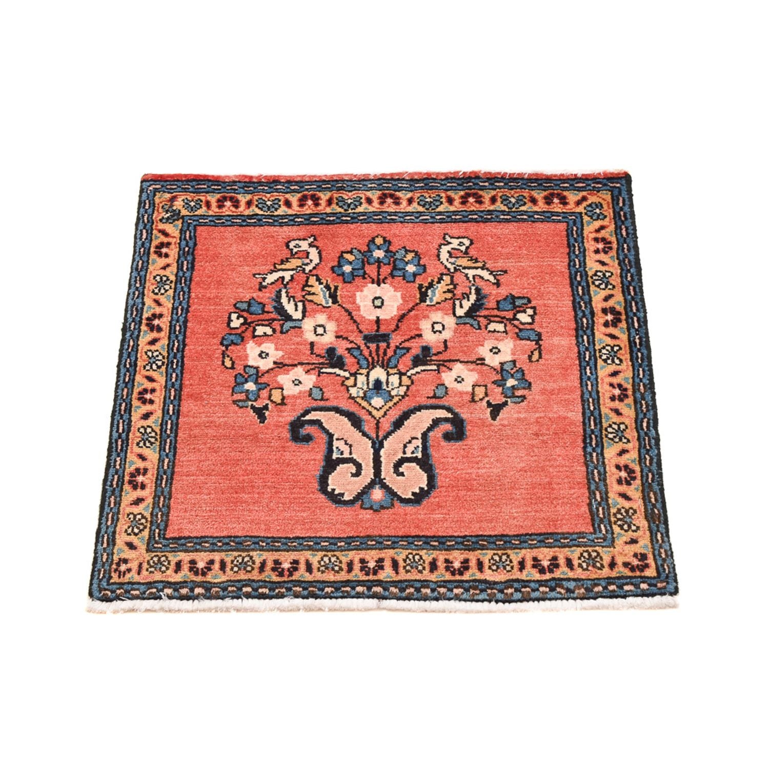 Perserteppich - Nomadic - 50 x 49 cm - rot