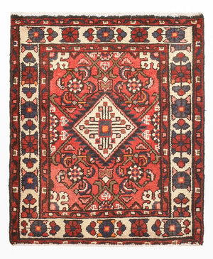 Perserteppich - Nomadic - 80 x 66 cm - rot