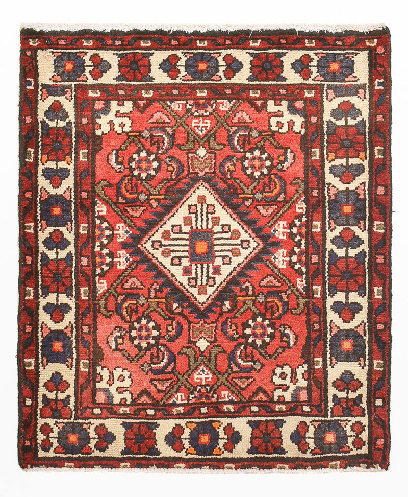 Perserteppich - Nomadic - 80 x 66 cm - rot