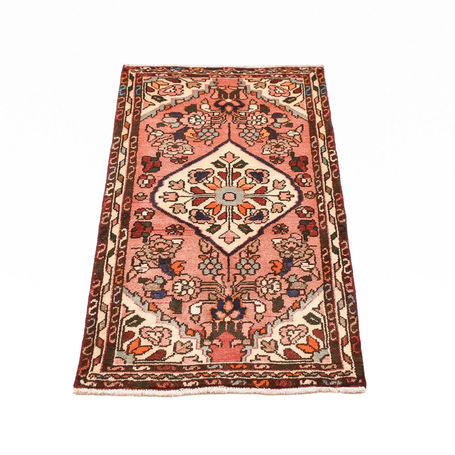 Perserteppich - Nomadic - 105 x 59 cm - hellrot