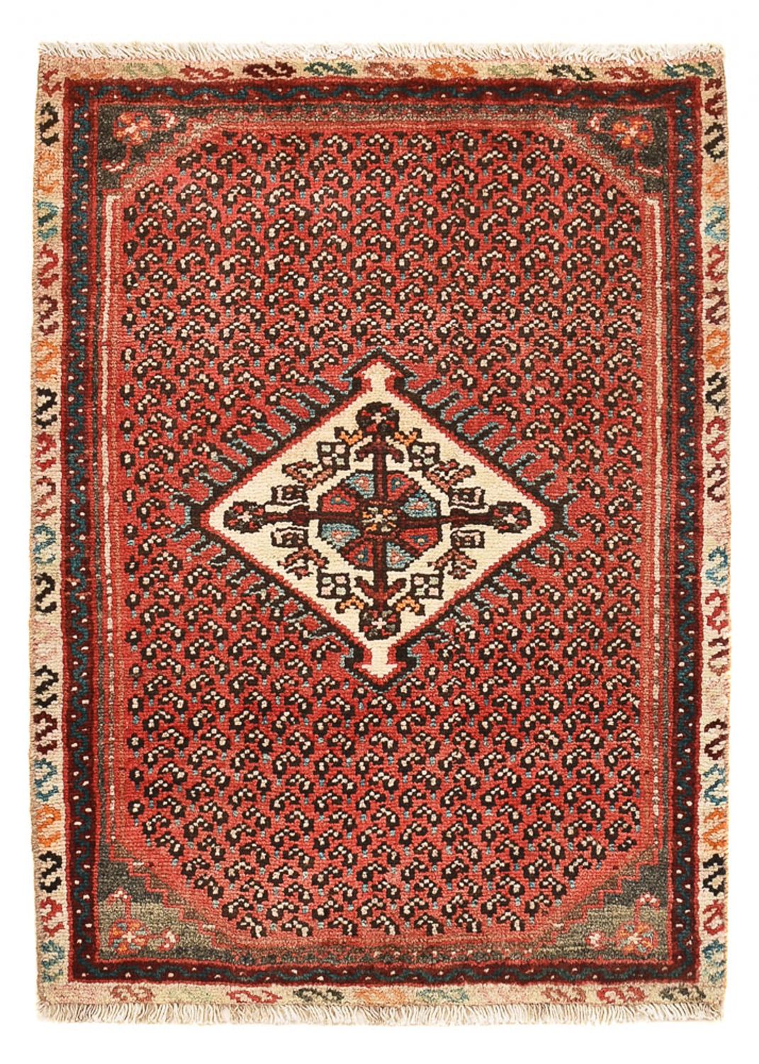 Perserteppich - Nomadic - 81 x 61 cm - rost