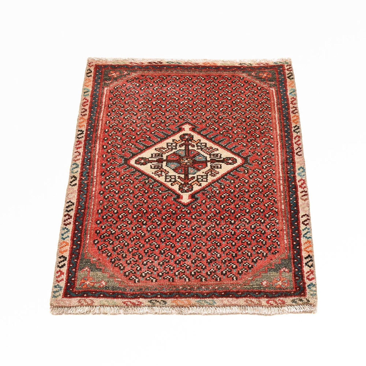 Perserteppich - Nomadic - 81 x 61 cm - rost
