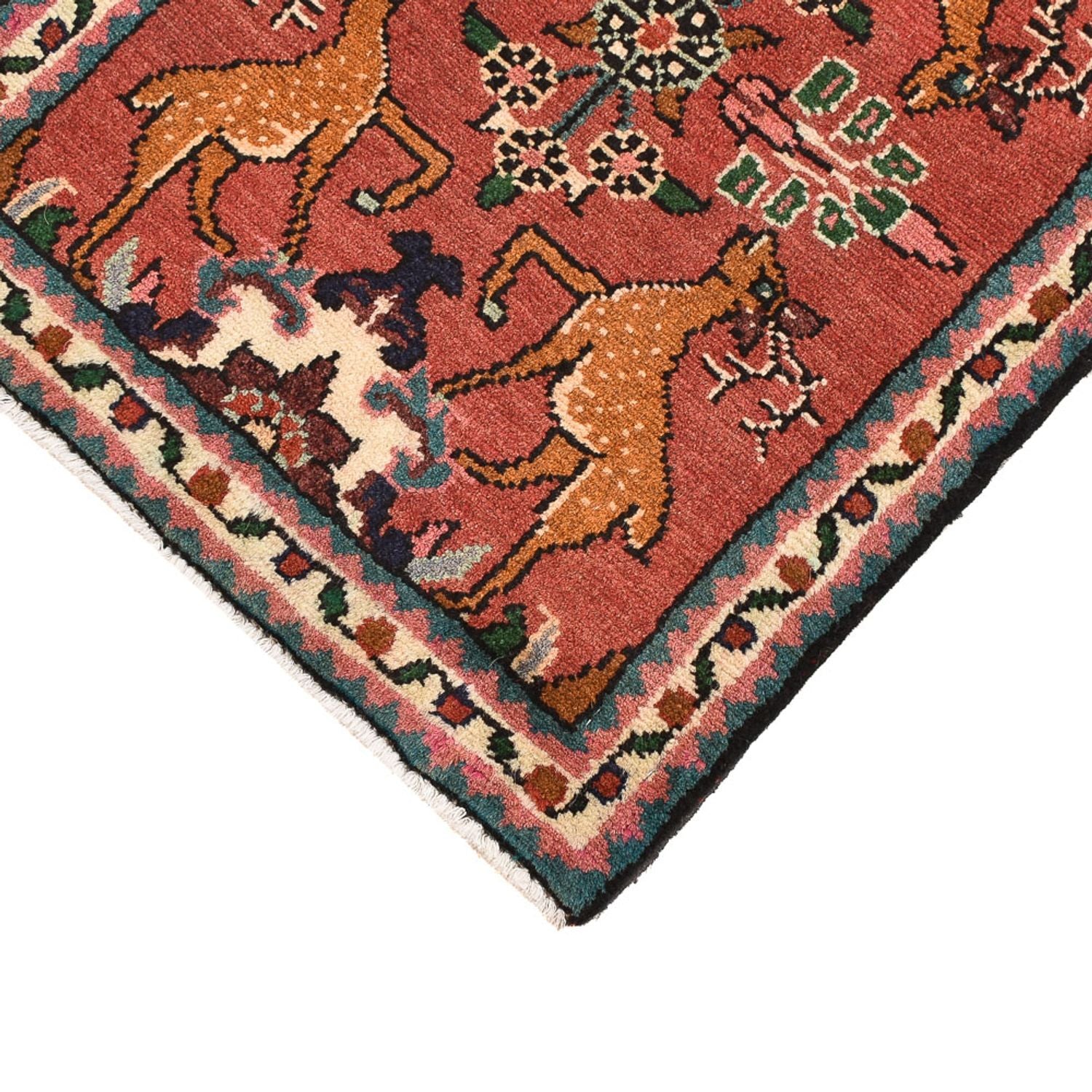 Perserteppich - Nomadic - 71 x 50 cm - rot