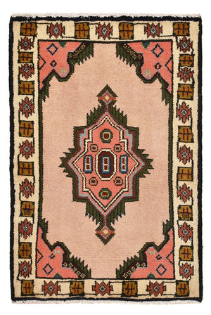 Perserteppich - Nomadic - 92 x 62 cm - rosa